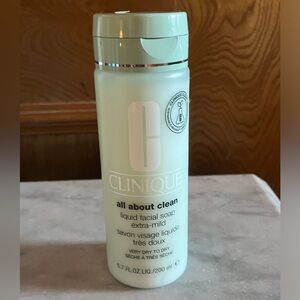 Clinique all about clean liquid facial soap